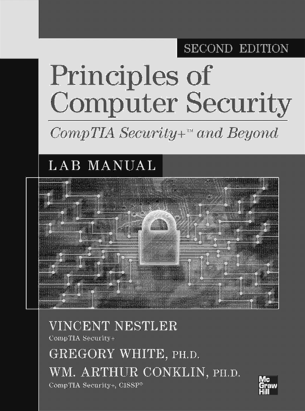 principles of computer security lab manual fourth edition pdf